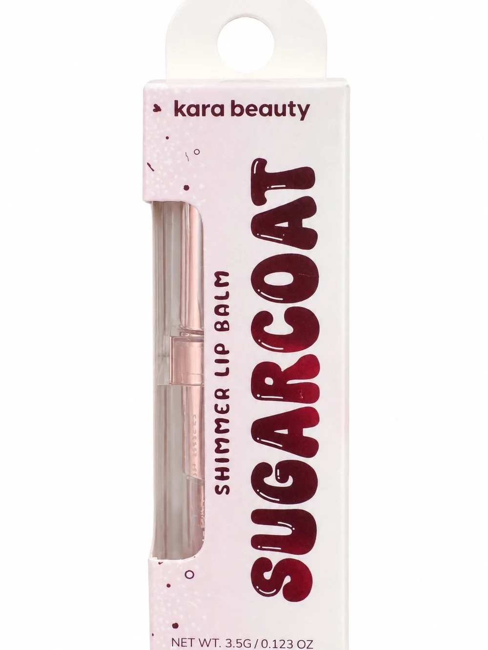 Kara Beauty Sugarcoat Shimmer Lip Balm Berry Gumdrop 01 Hydrating Lip Balm NIB